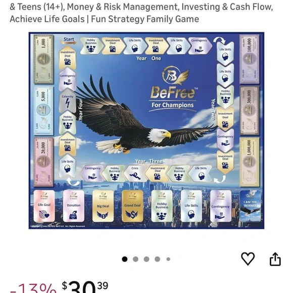 BeFree For Champions Board Game - Picture 5 of 6